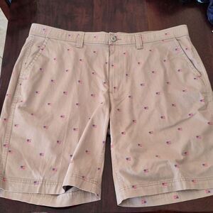 St. John Bay Comfort Stretch,  American flag design Shorts Sz 42W